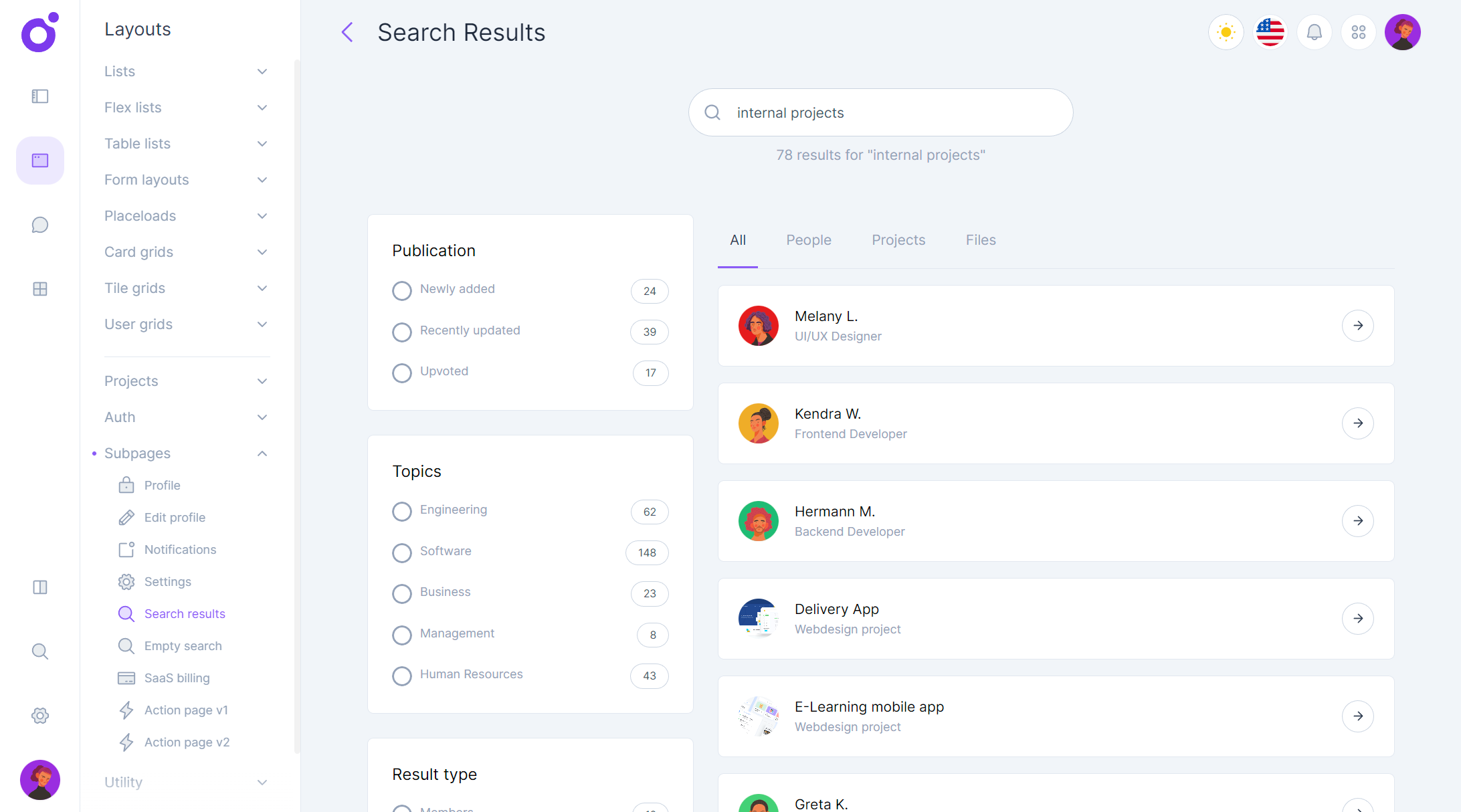 Tairo - Search results